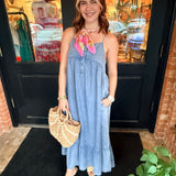 Tricia Chambray Midi Dress