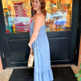 Tricia Chambray Midi Dress