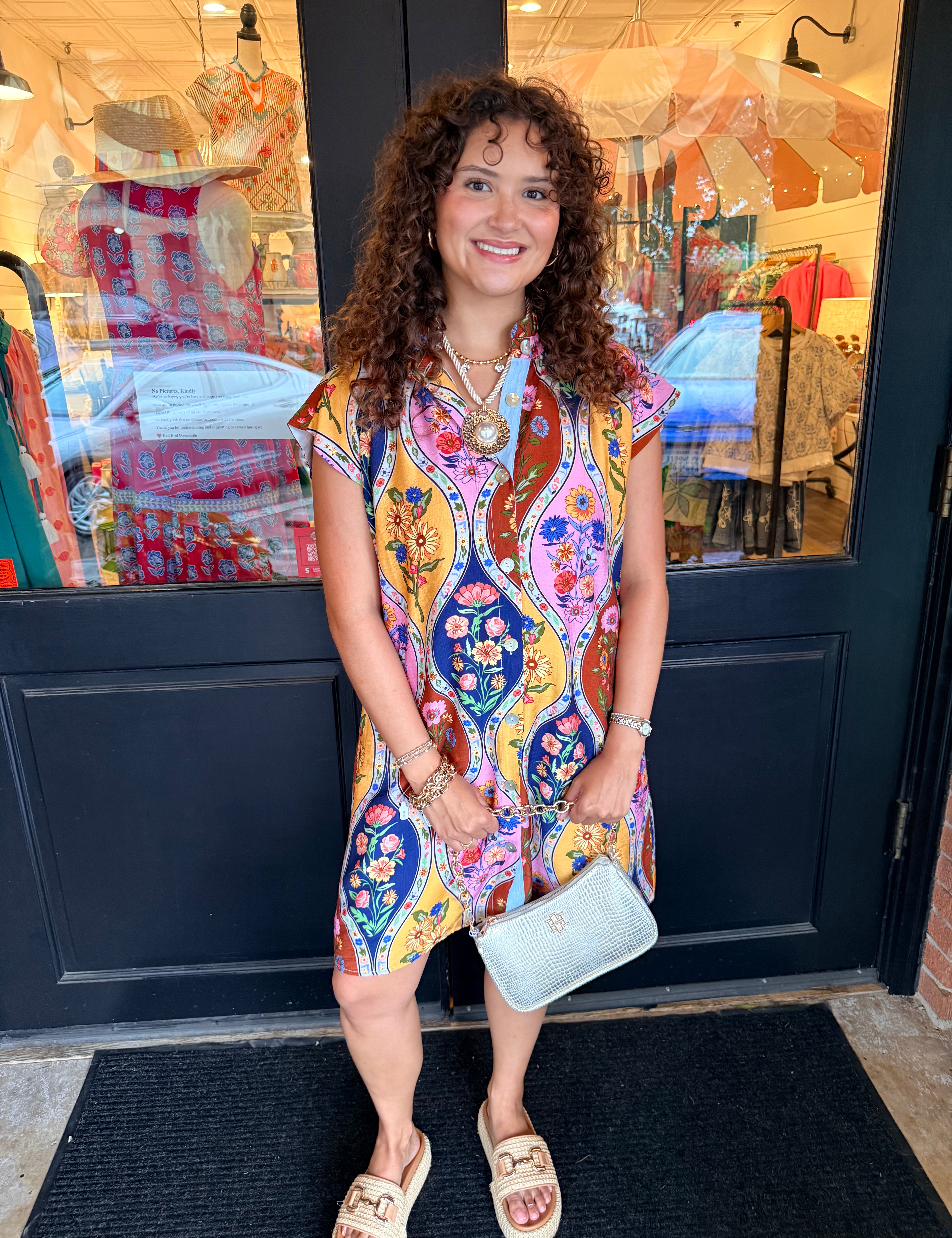 Savannah Floral Button Dress