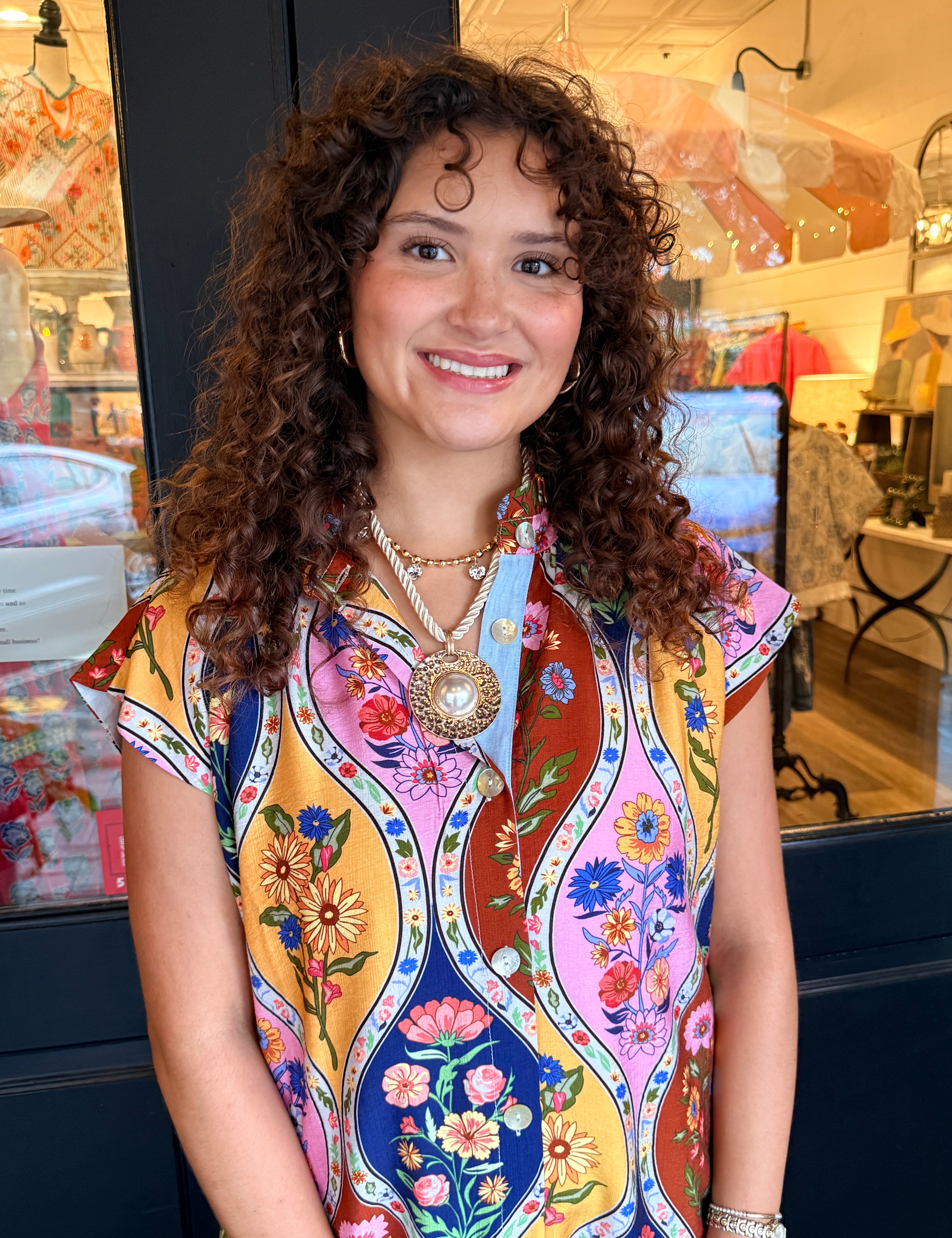 Savannah Floral Button Dress