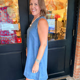 Alicia Denim A-Line Dress