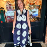 Esmeralda Geometric Midi Dress