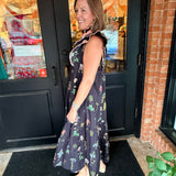 Kellianne Tiered Ruffle Midi Dress