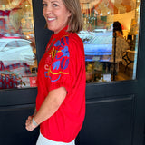 Emily Embroidered Top