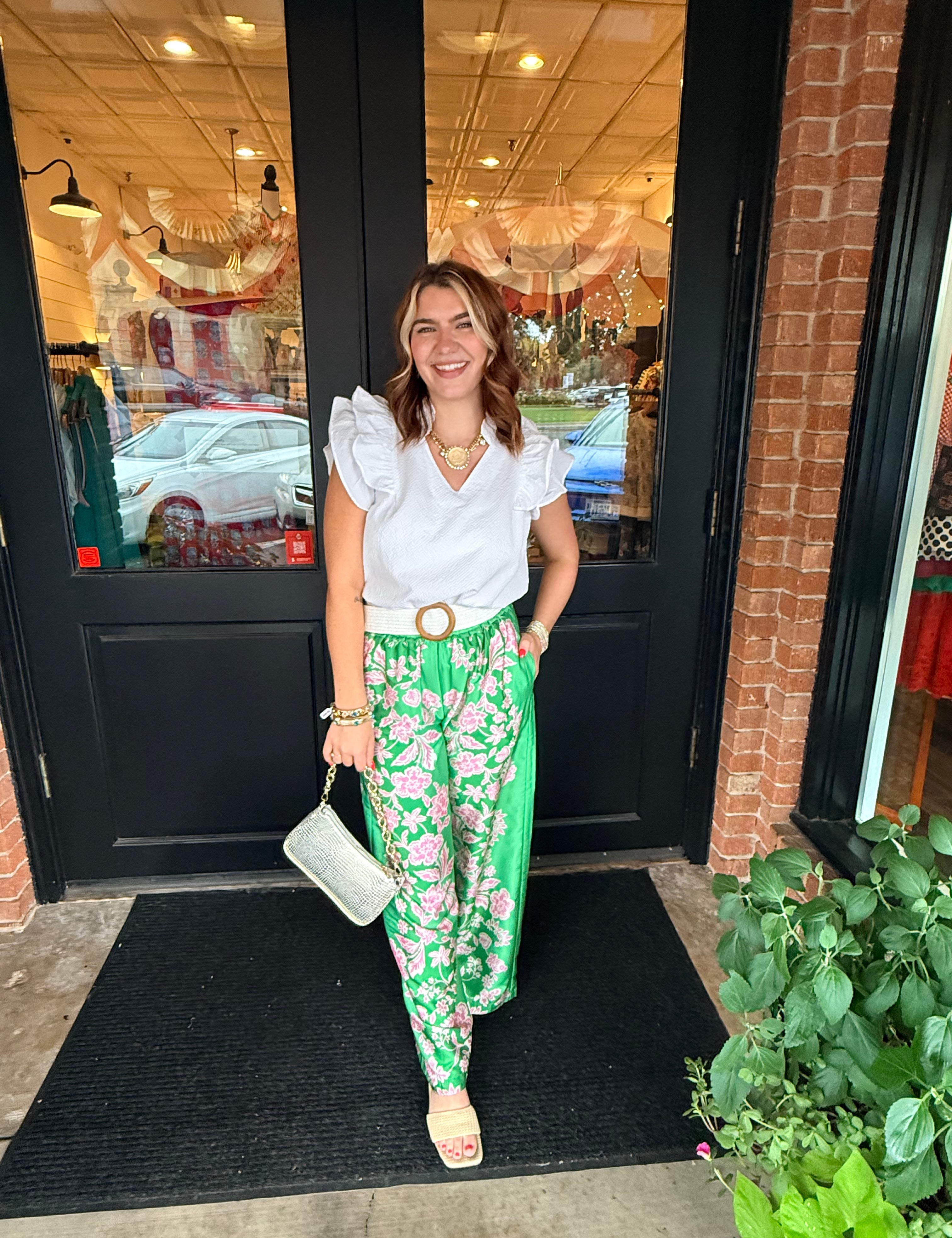 Jordan Wide Leg Floral Pants