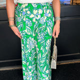 Meg Tropical Wide Leg Pants