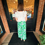 Meg Tropical Wide Leg Pants
