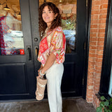 Cecile Cinched Waist Top
