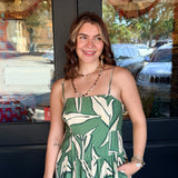 Lisa Leaf Maxi Dress