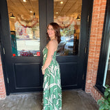 Lisa Leaf Maxi Dress