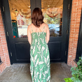 Lisa Leaf Maxi Dress