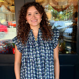 Loni Flutter Sleeve Blouse