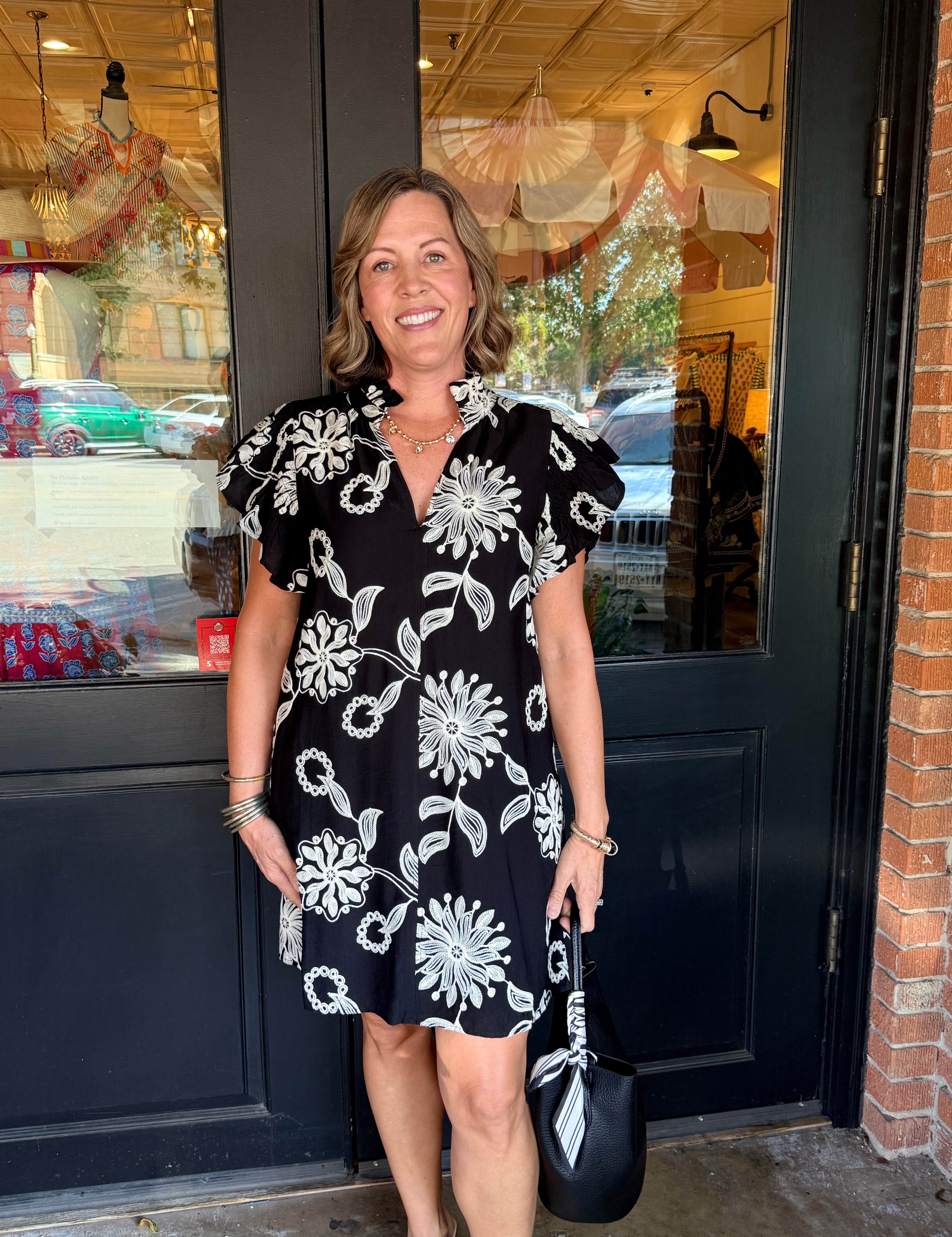 Alexa Embroidered Dress