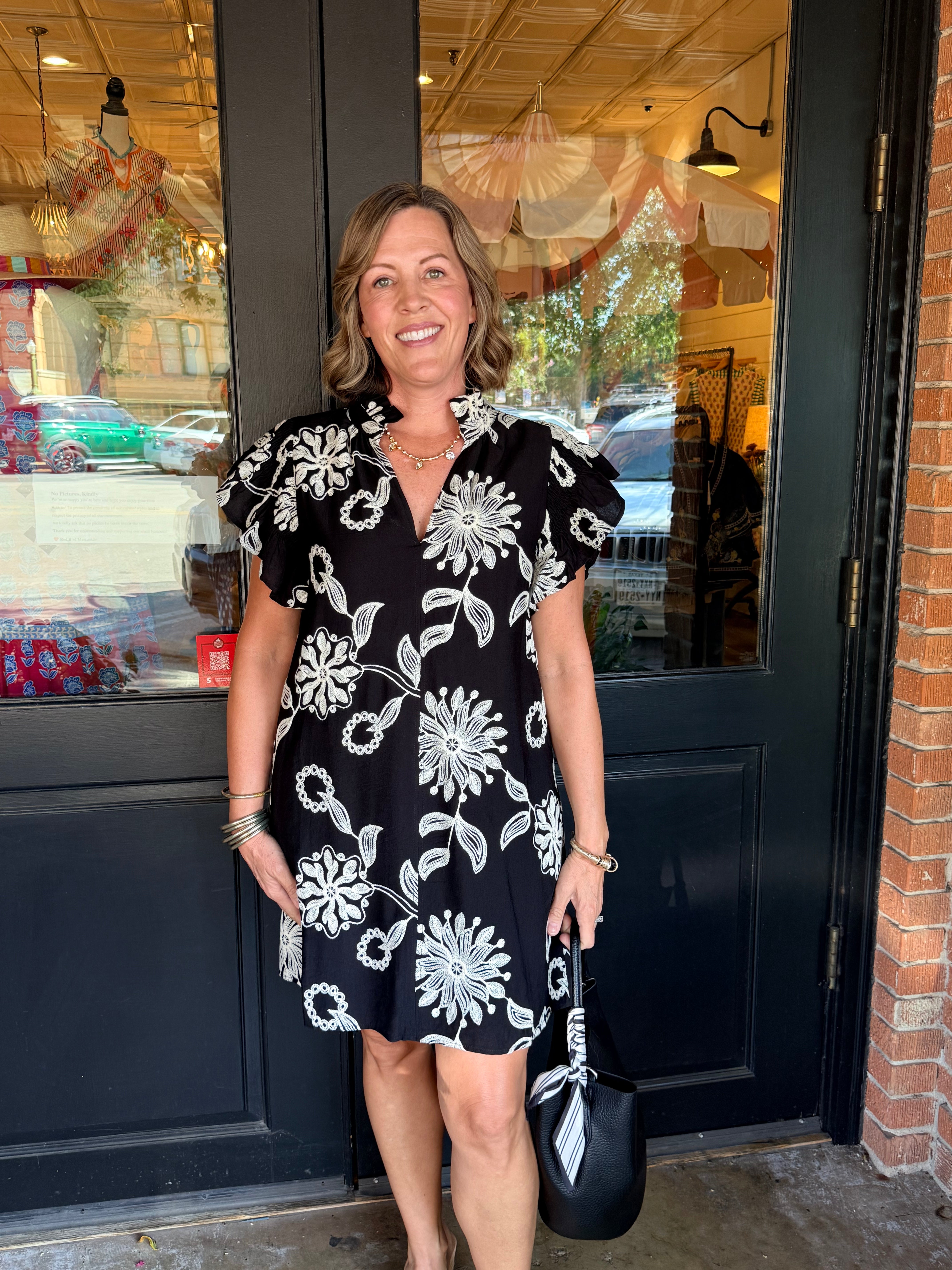 Alexa Embroidered Dress