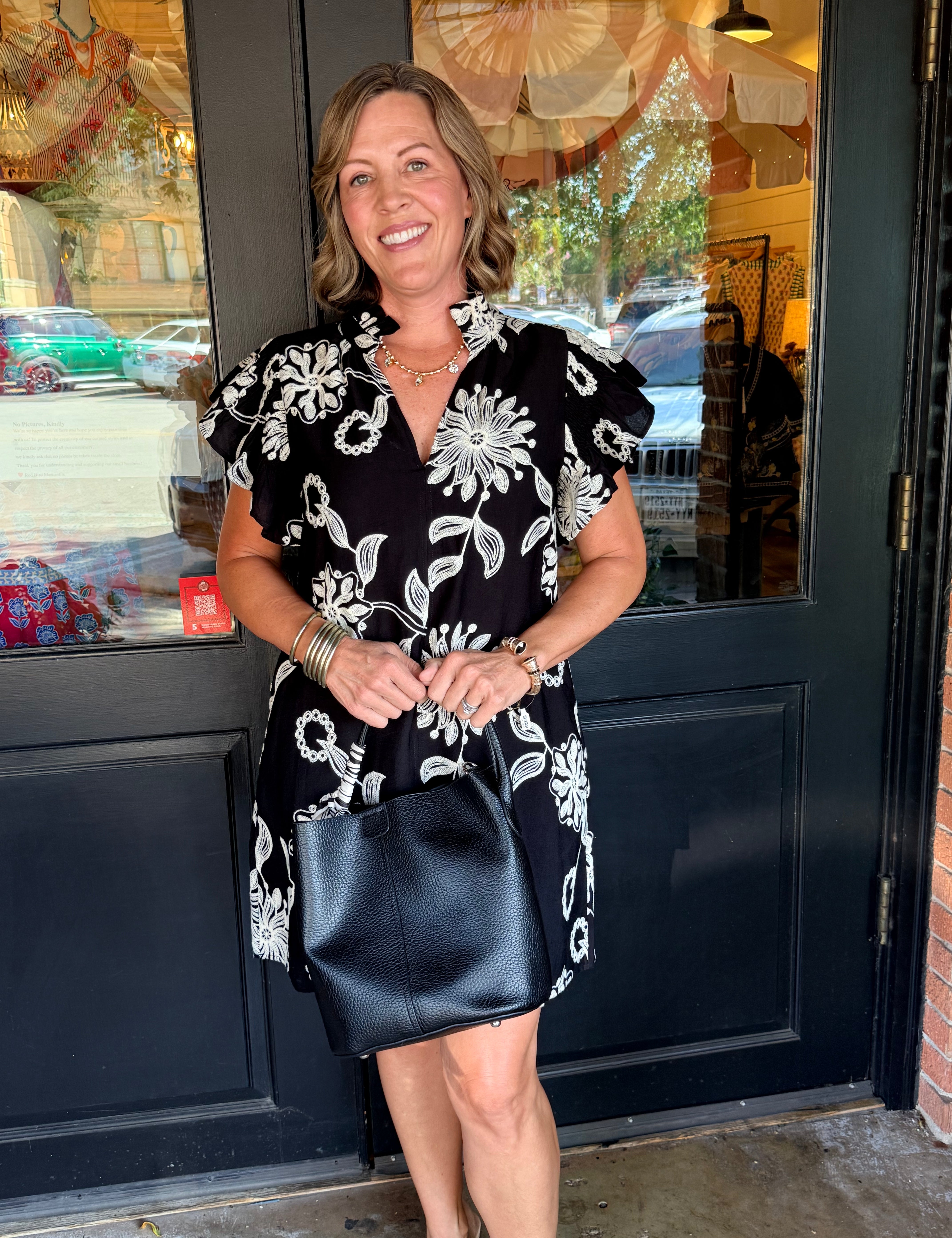 Alexa Embroidered Dress