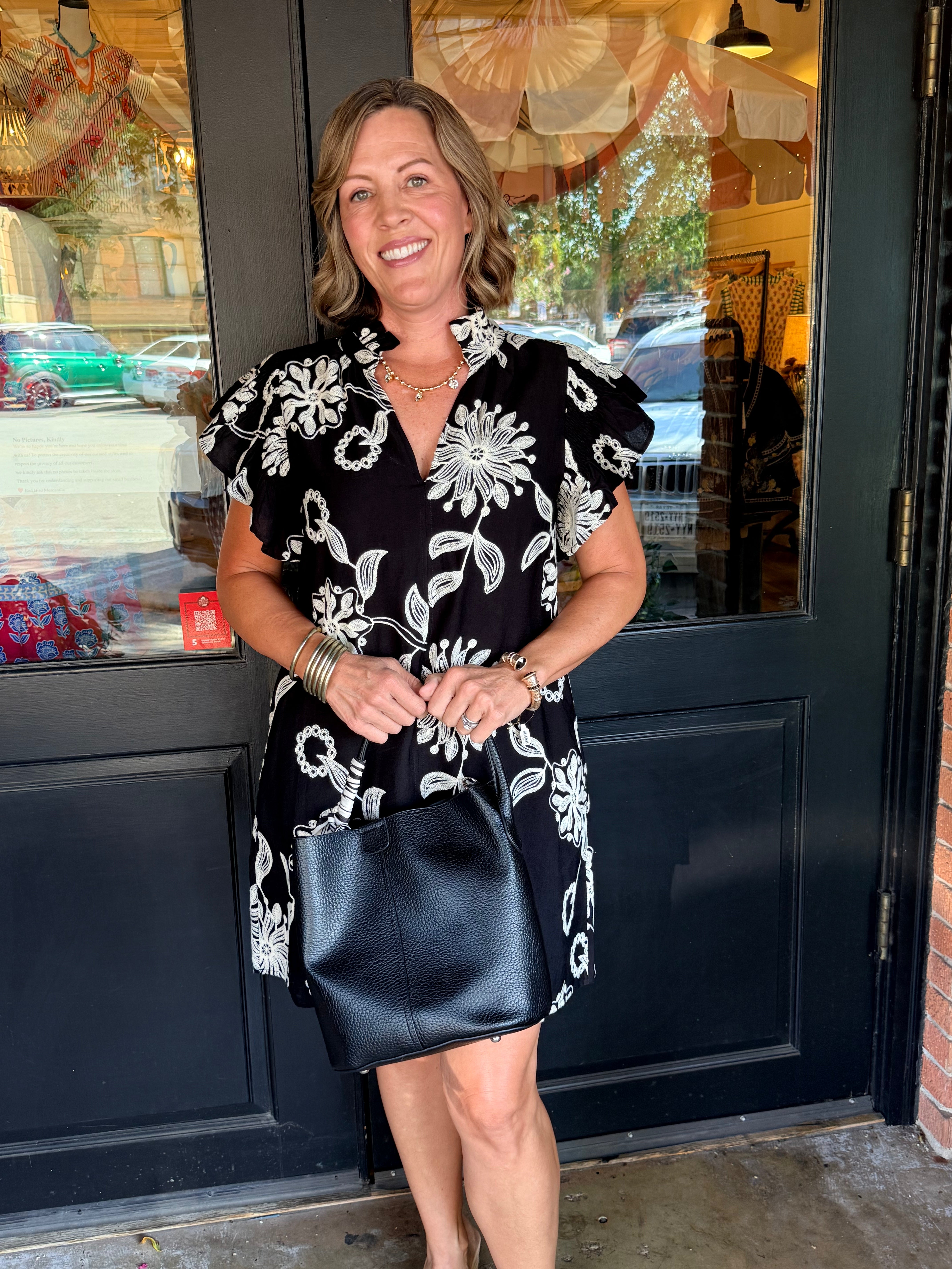 Alexa Embroidered Dress