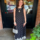 Amanda Polka Dot Midi Dress