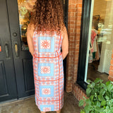 Teri Halter Neck Midi Dress