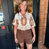 Kylie Scalloped Shorts