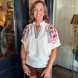 Emily Embroidered Top