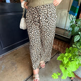 Kyla Leopard Wide Leg Pants