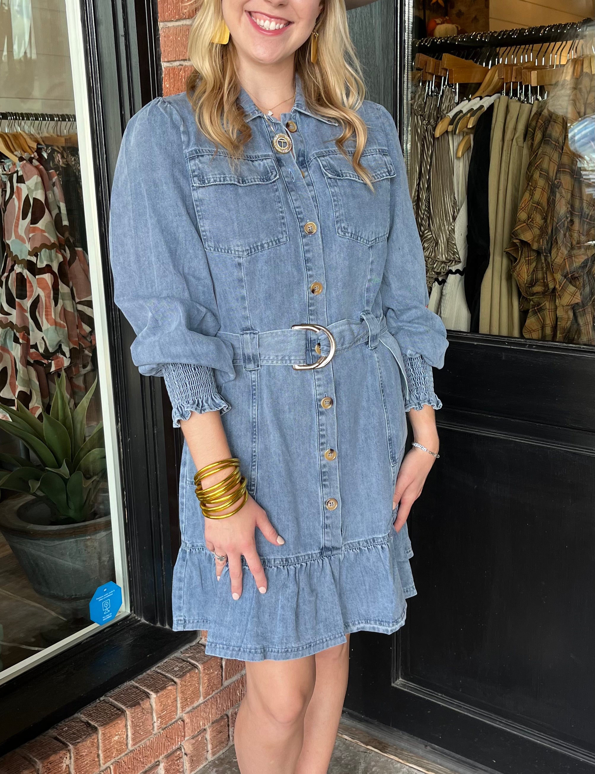 Ariana Denim Dress