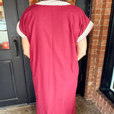 Tracey Solid Midi Dress