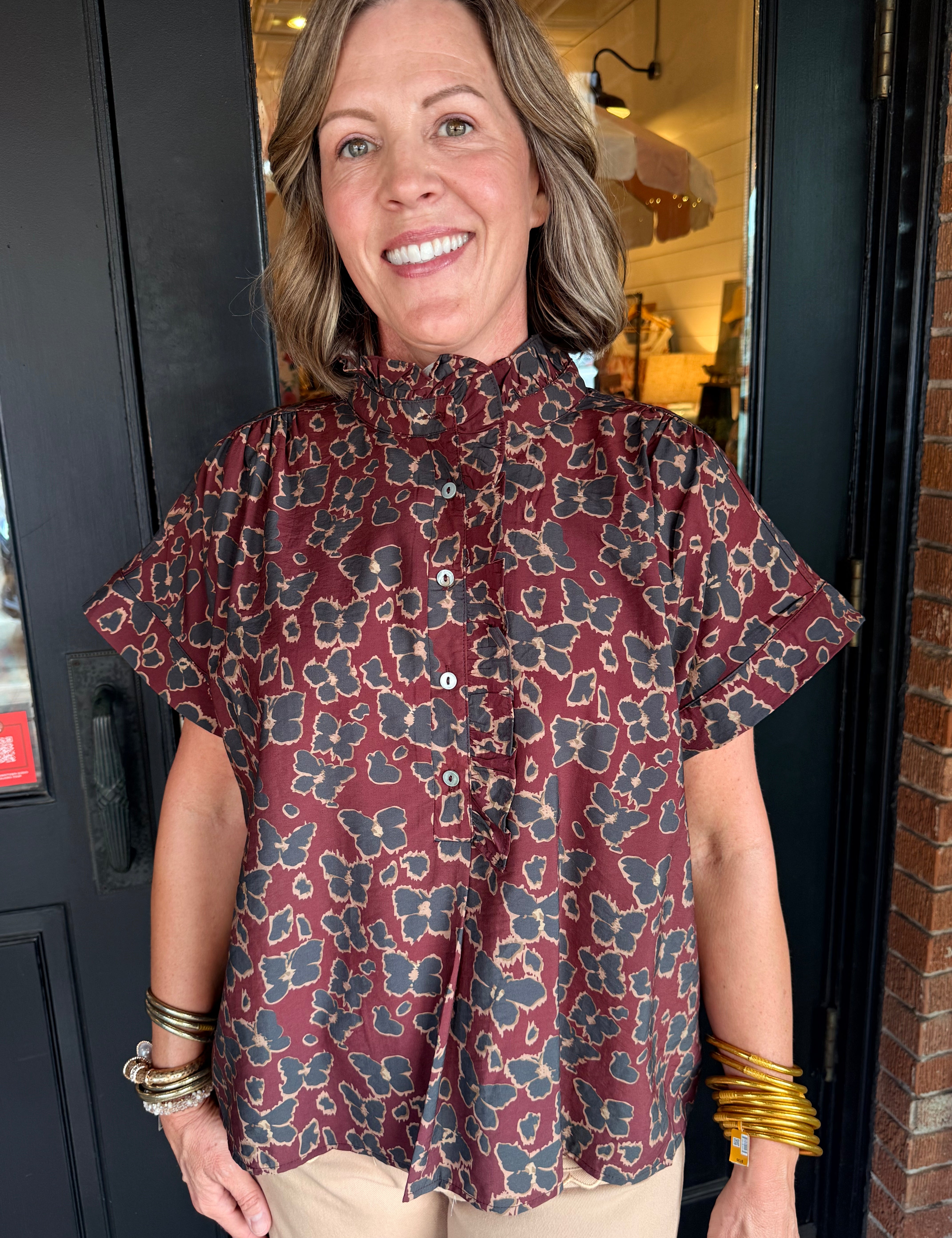 Kira Floral Top