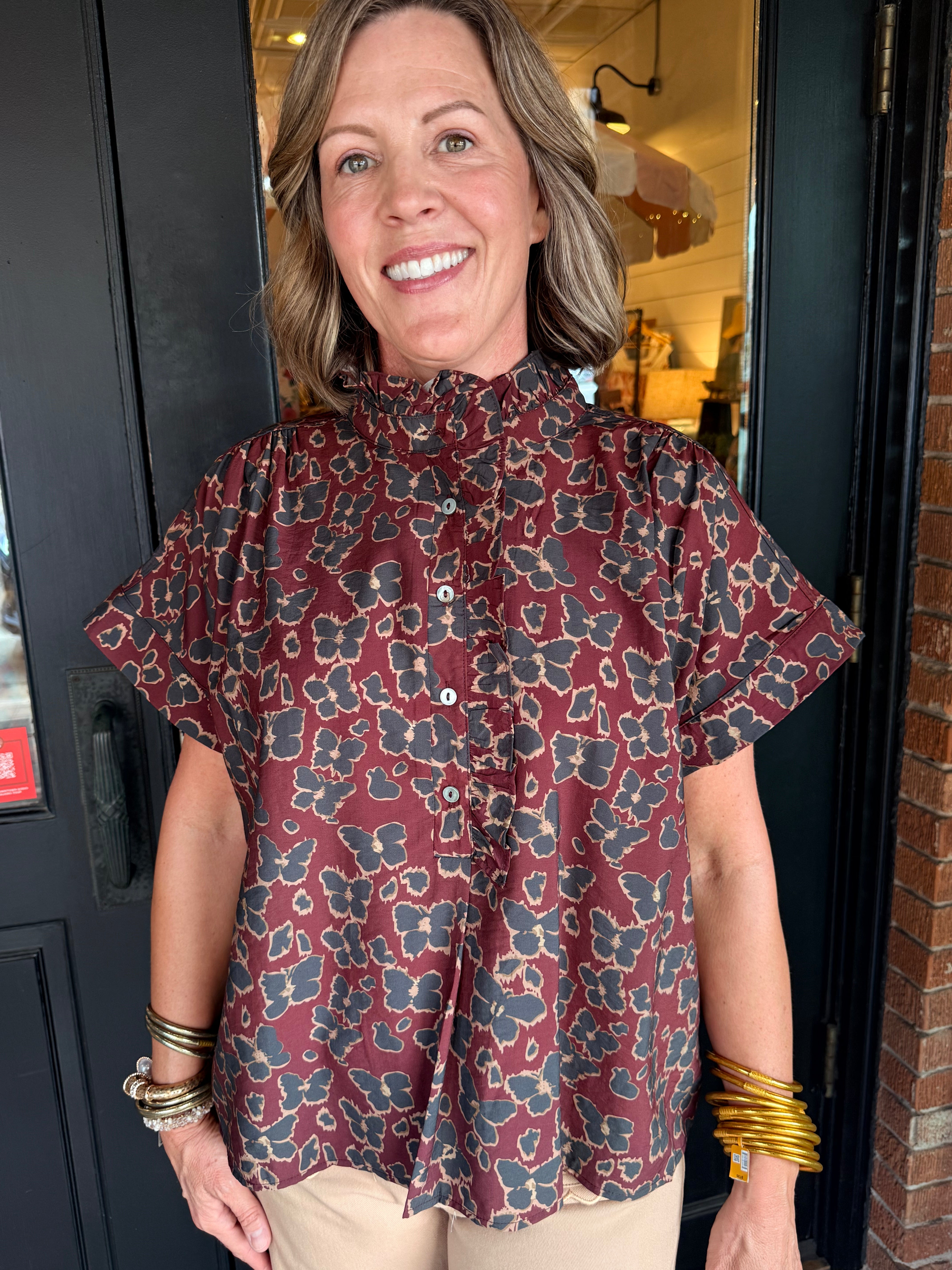 Kira Floral Top