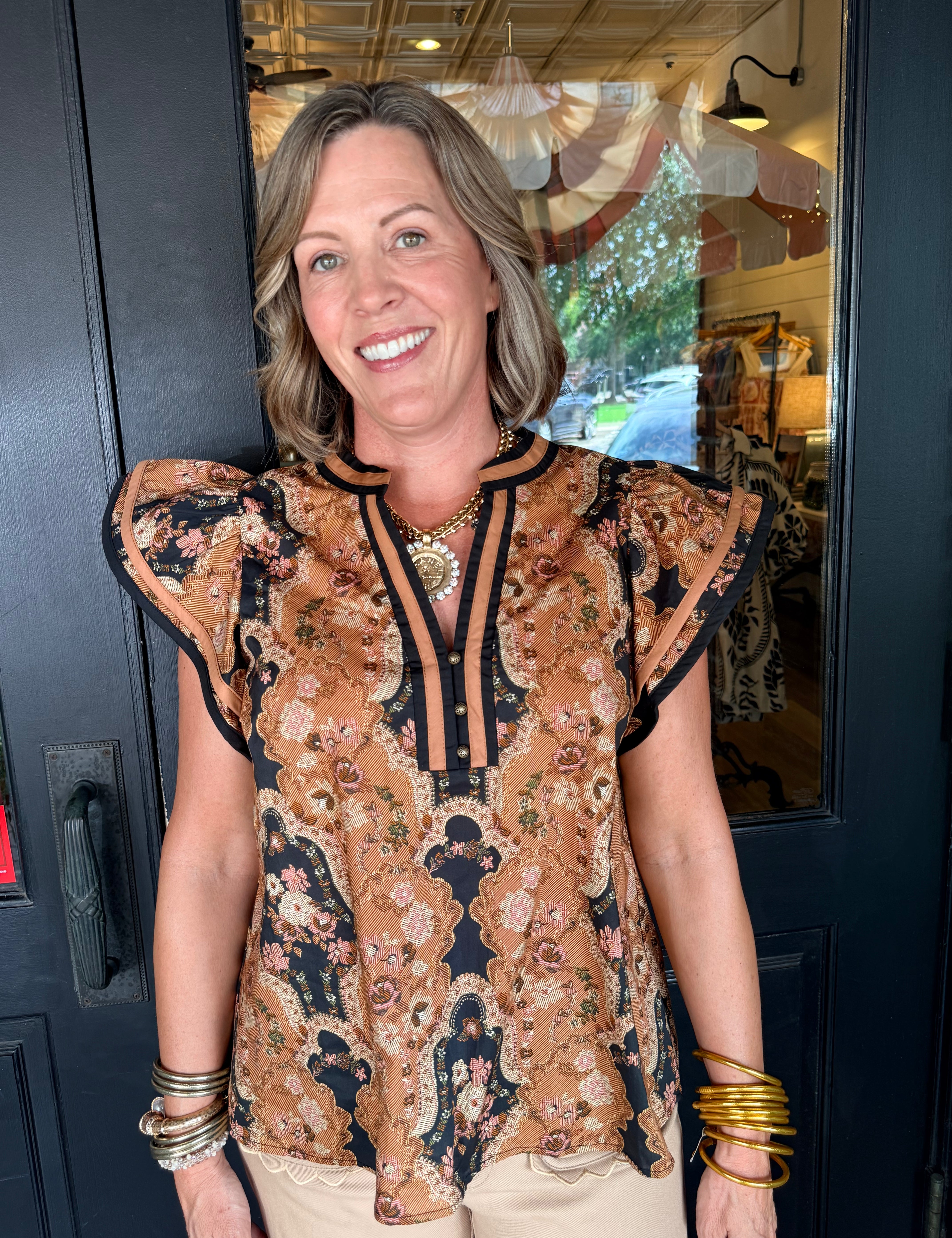 Belinda Floral Top