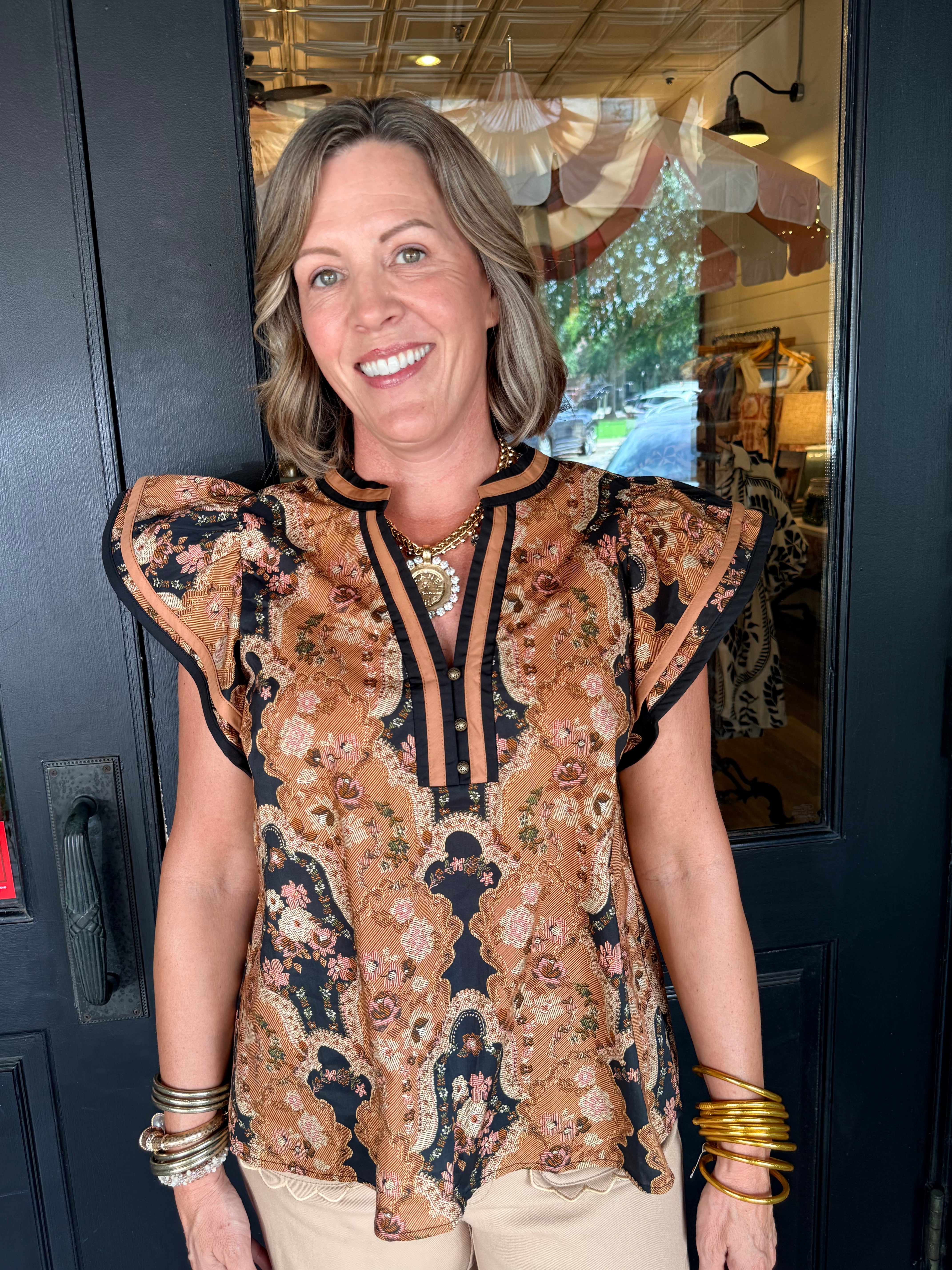 Belinda Floral Top
