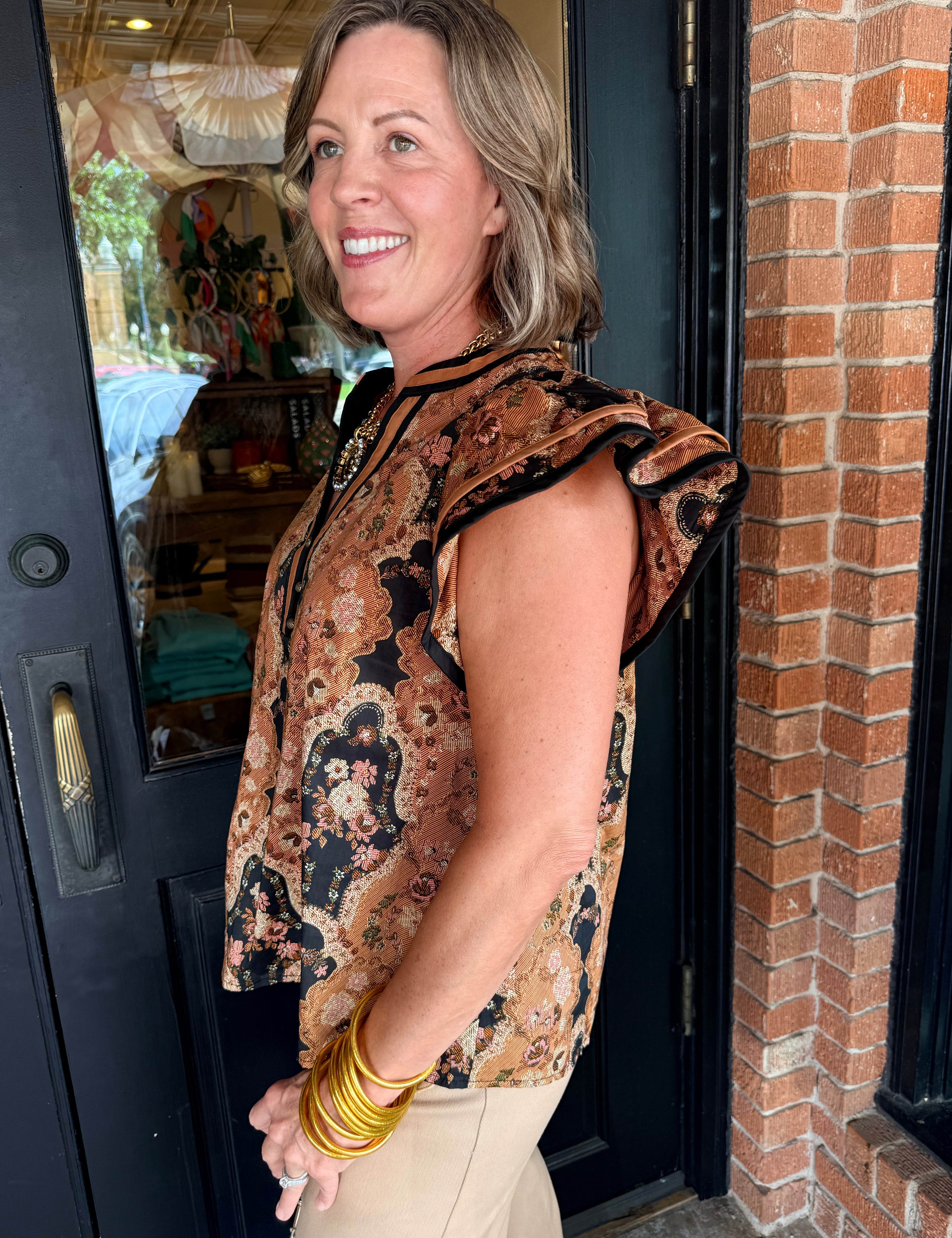 Belinda Floral Top