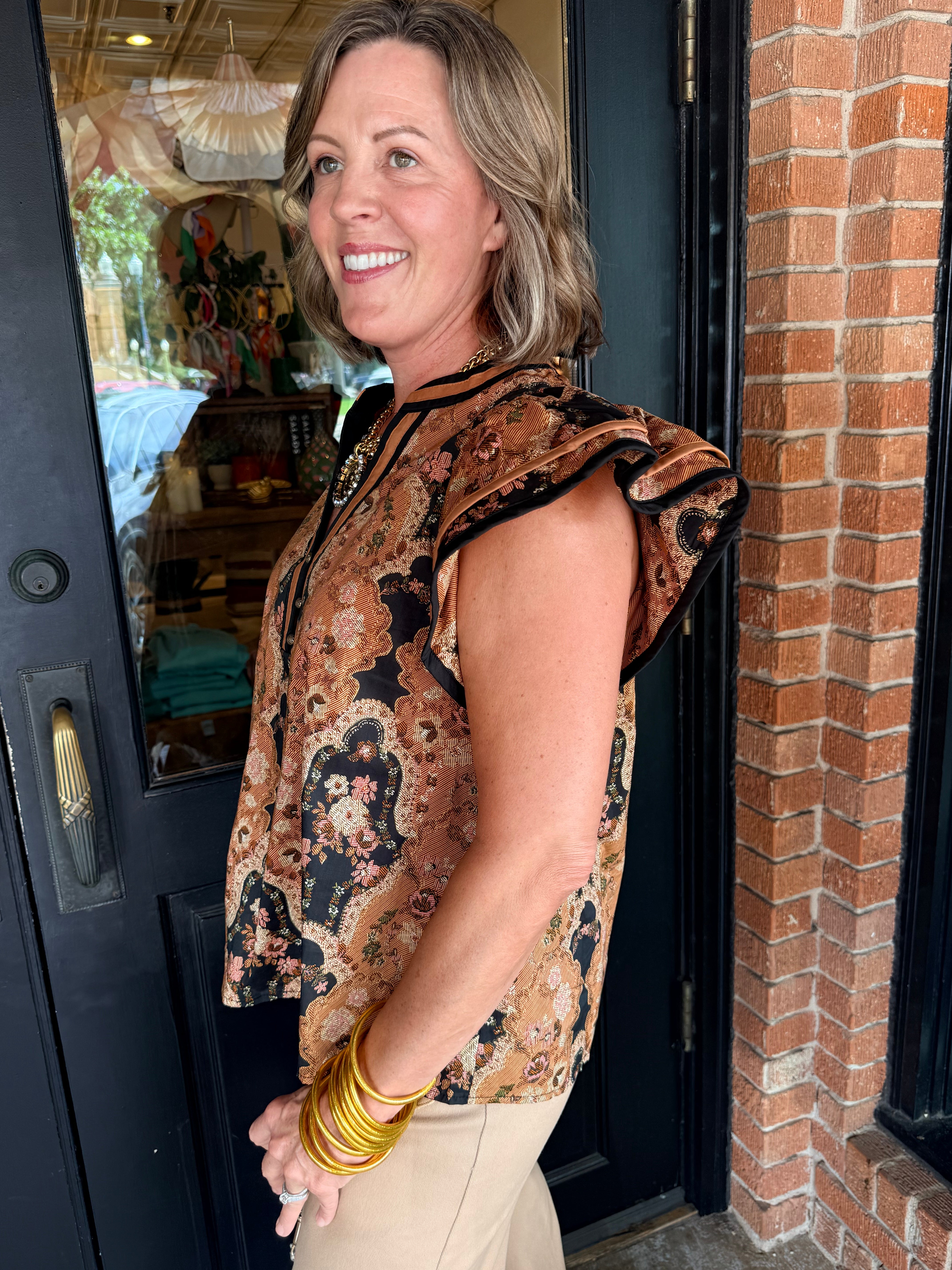 Belinda Floral Top