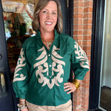 Celine Appliqué Top