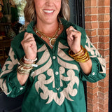 Celine Appliqué Top