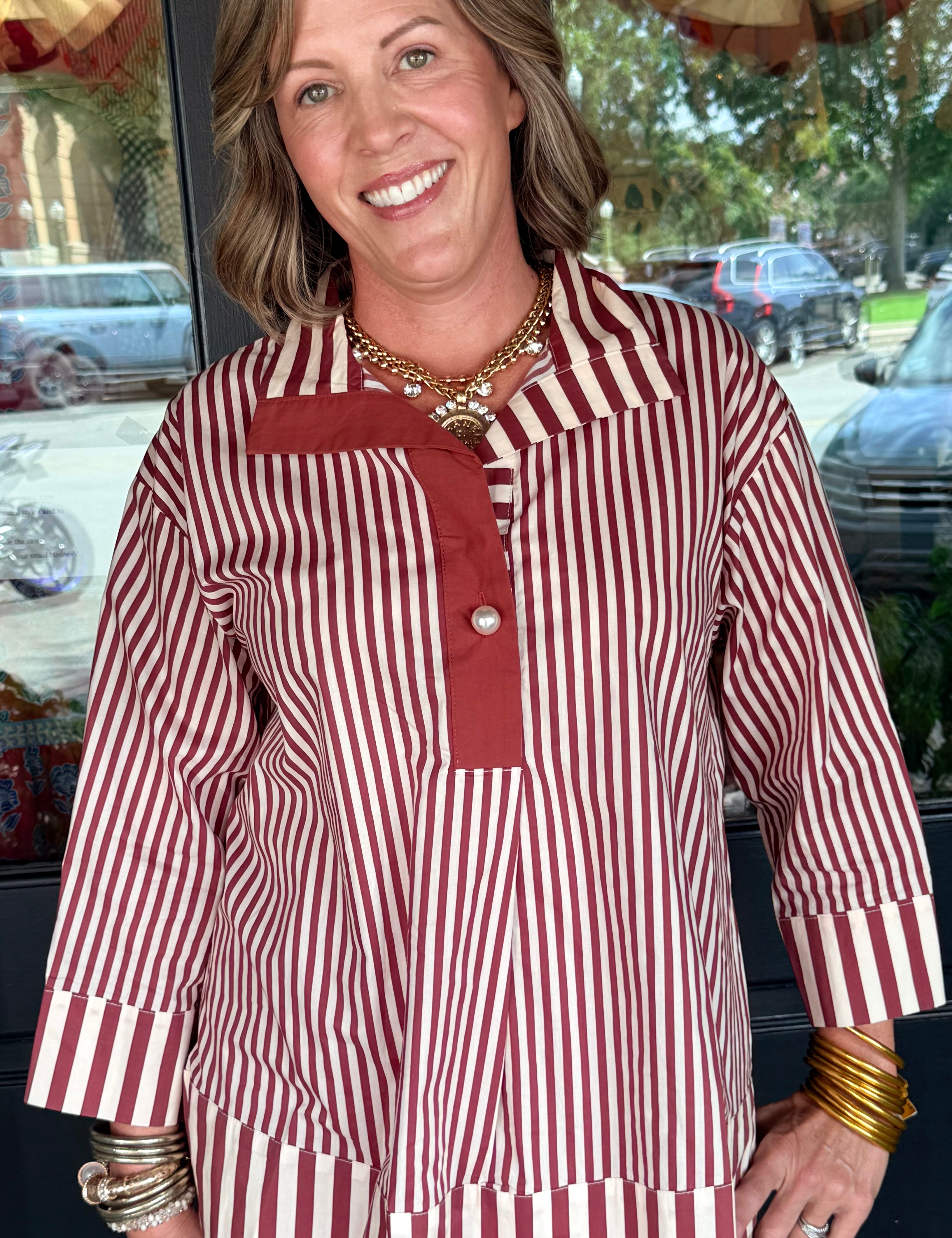 Corrine Striped Top