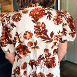 Greta Floral Eyelet Top
