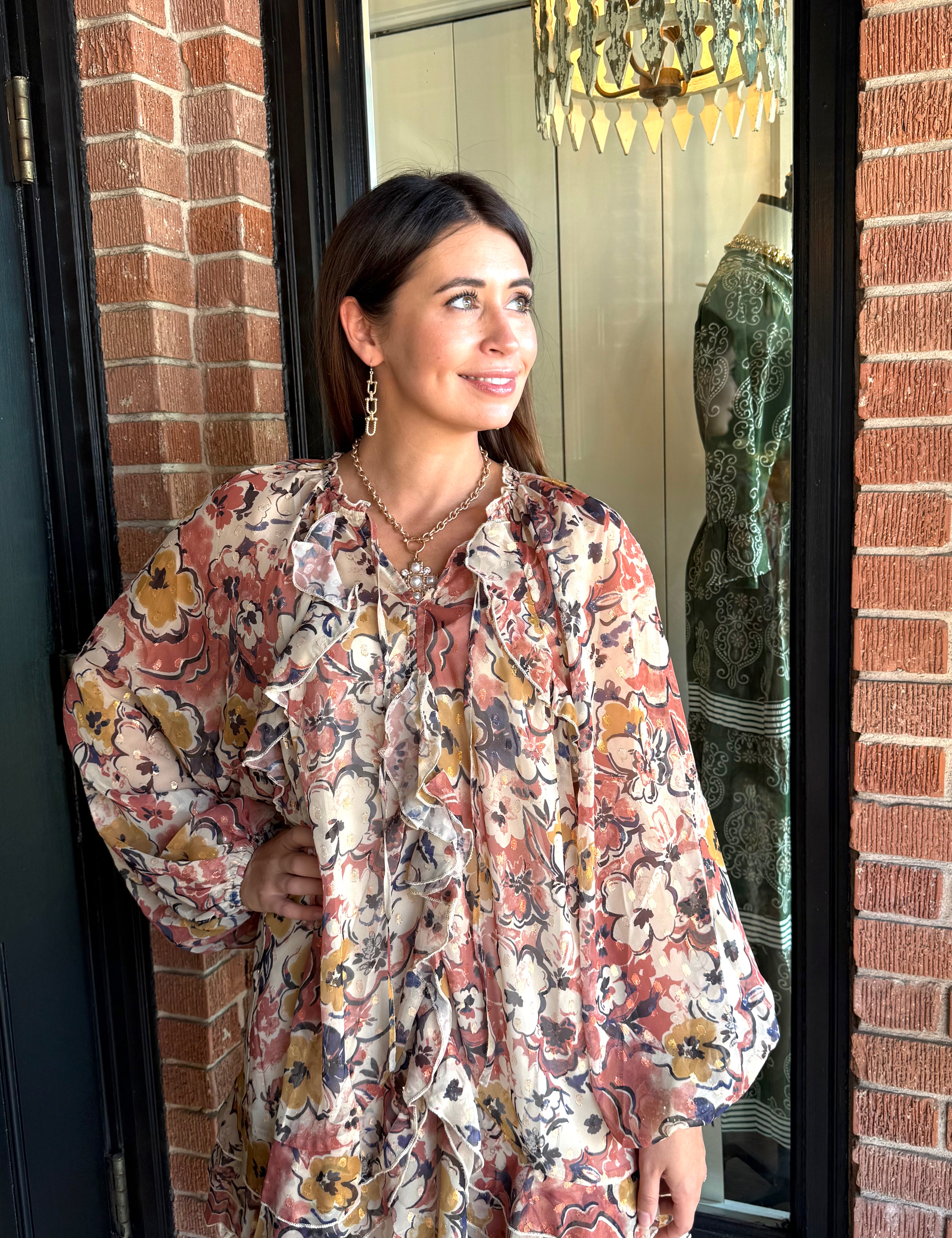 Alice Floral Chiffon Dress