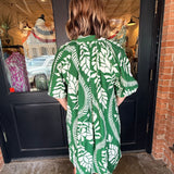 Denell Leaf Tunic Dress