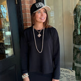 Michelle 2 pc Black Dress