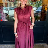 Megan Button Midi Dress