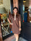 Sarah Suede Dress w/Buttons