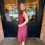 Megan Button Midi Dress