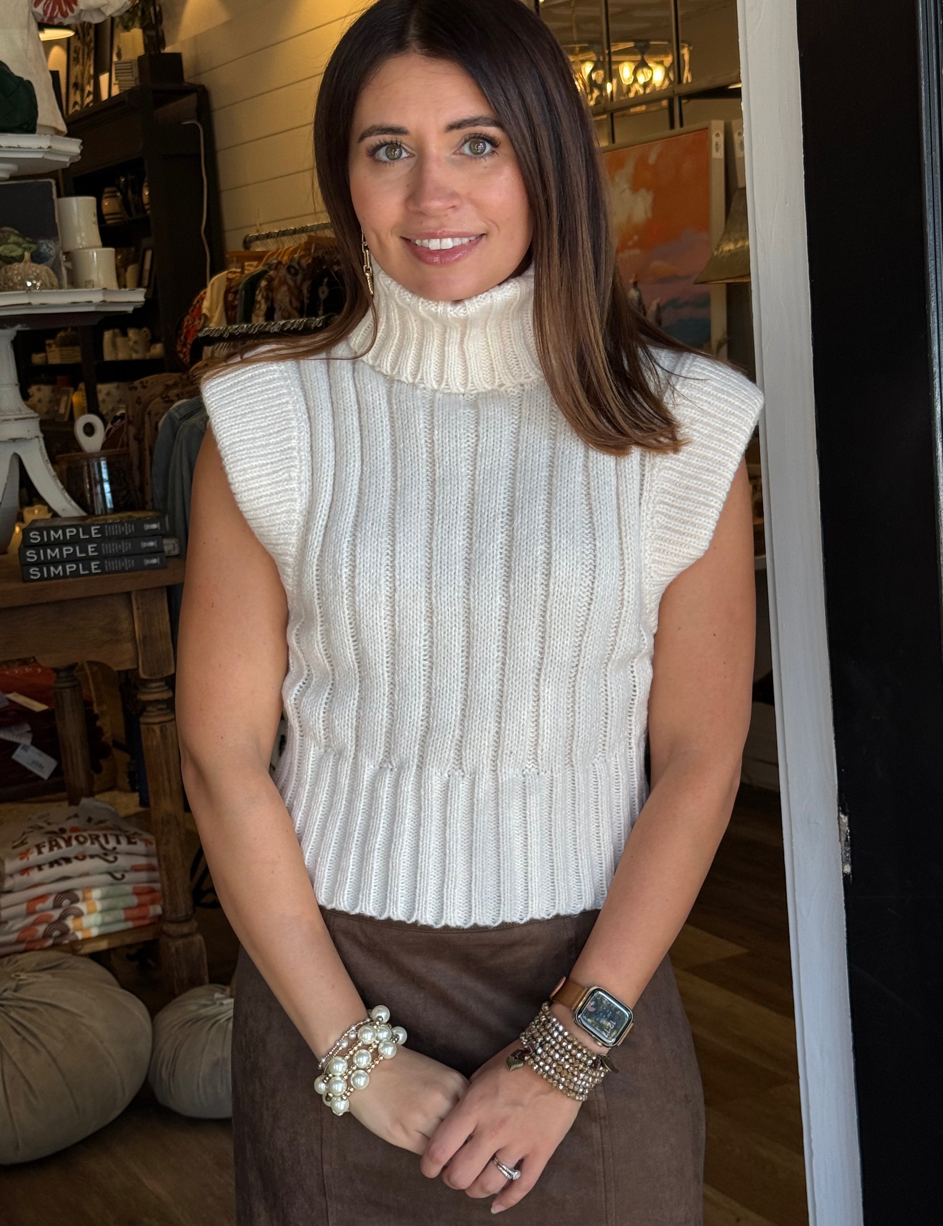 Raya Sleeveless Knit Top