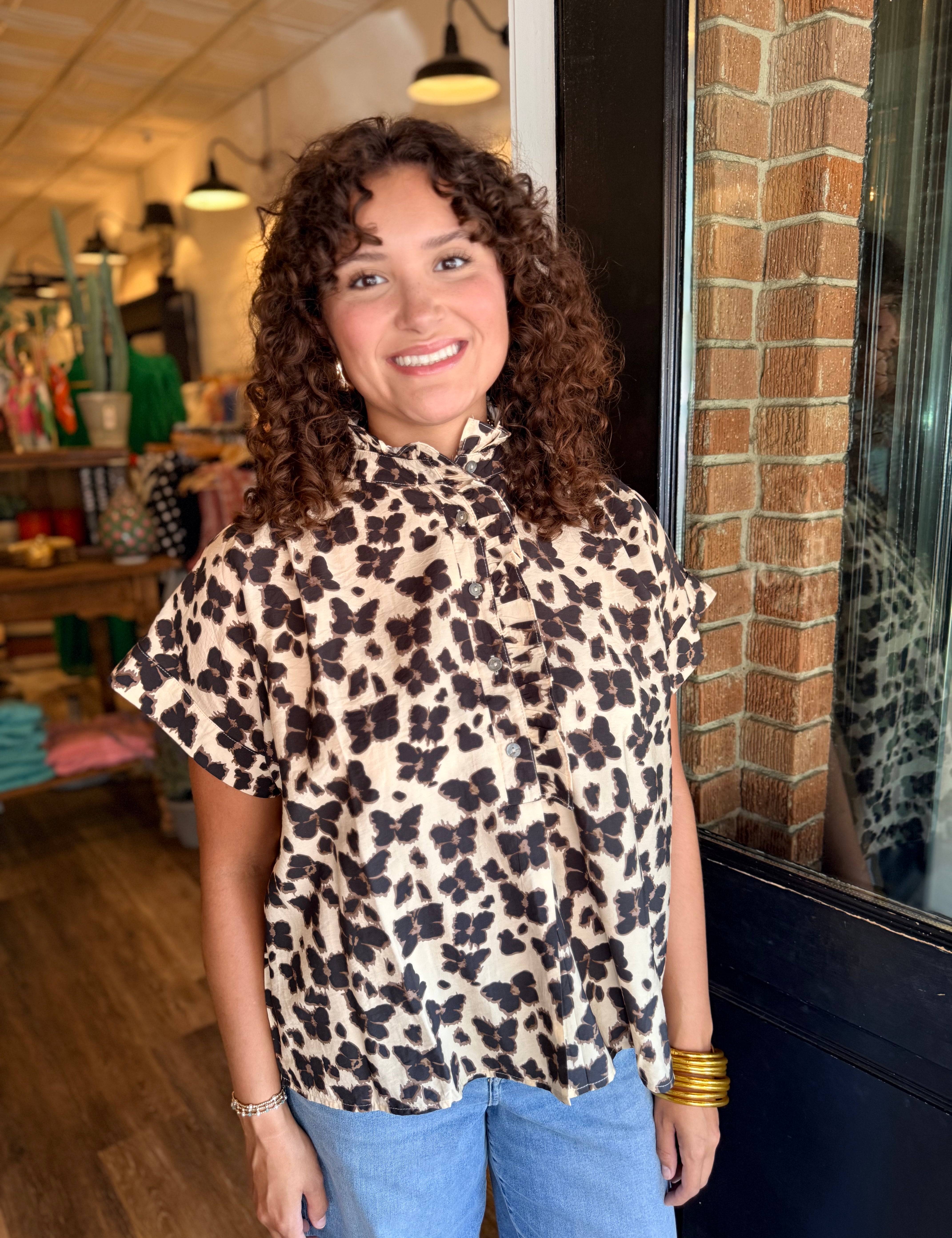 Kira Floral Top