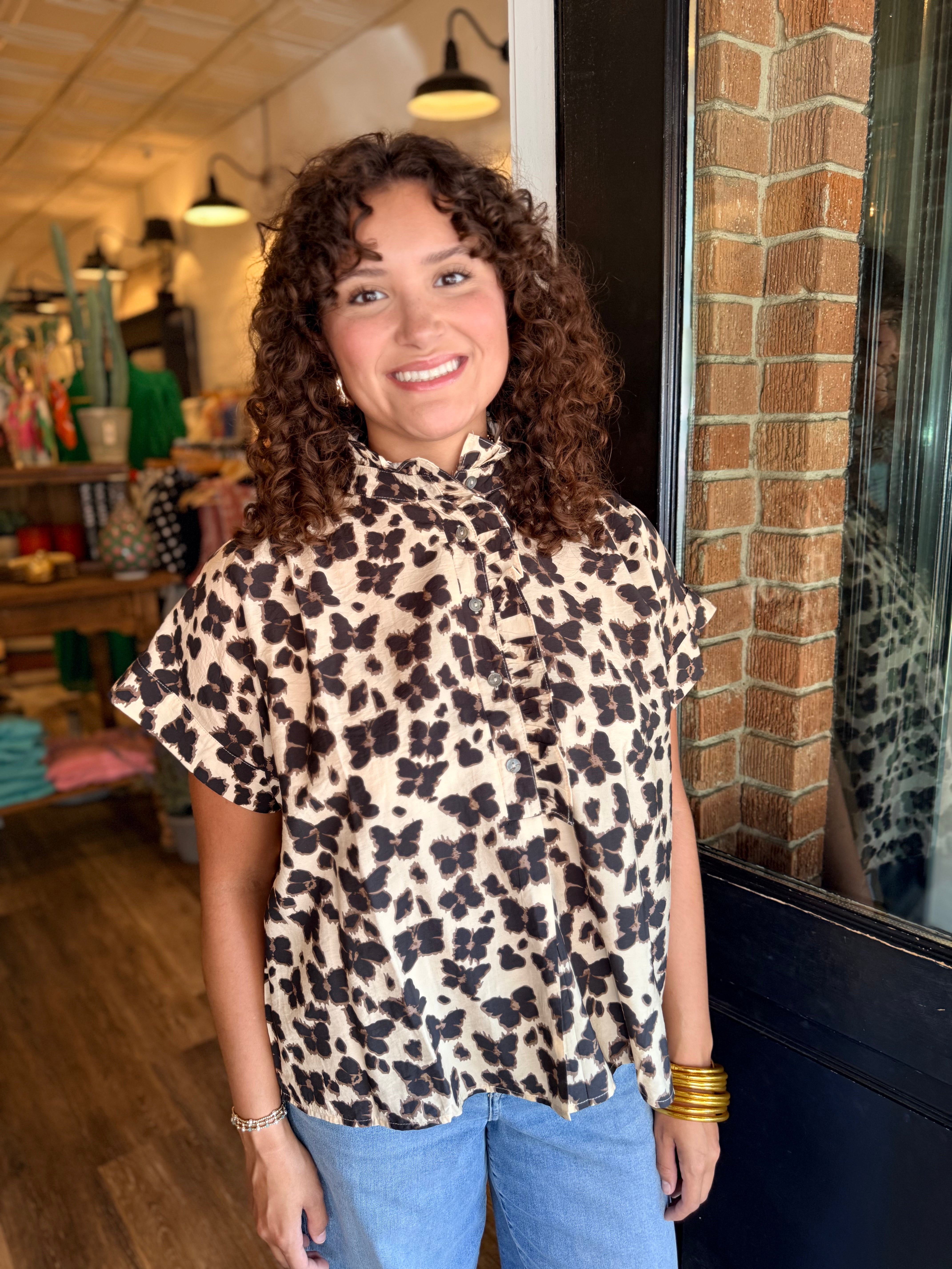 Kira Floral Top