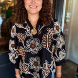 Olivia Embroidered Top