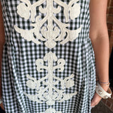 Demi Gingham Midi Dress