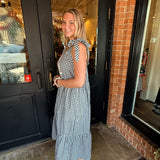 Demi Gingham Midi Dress