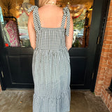 Demi Gingham Midi Dress